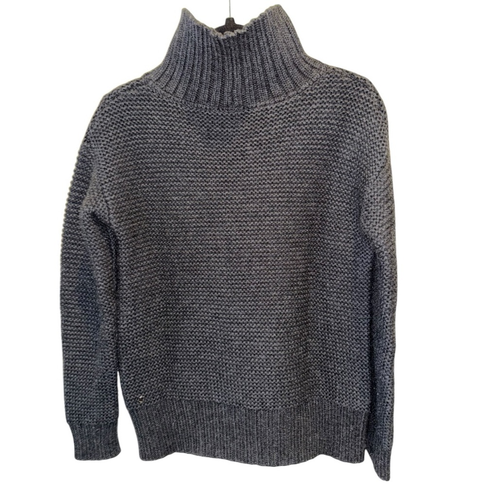 LULULEMON Karma Kurmasana Merino Wool Heather Black Sweater Size 4 - Picture 13 of 16